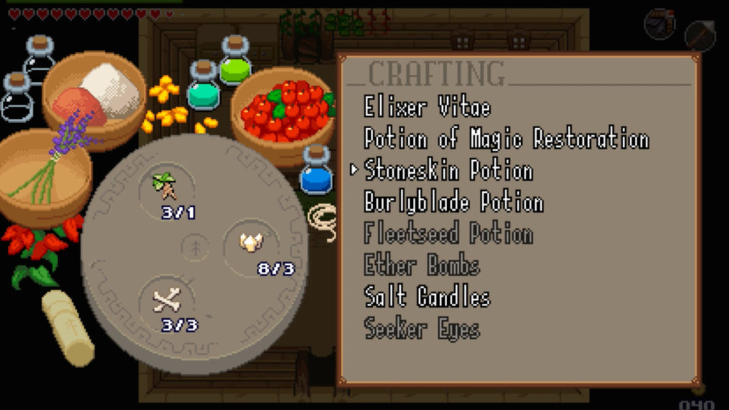 Crafting in Ocean's Heart