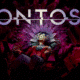 ONTOS sci-fi thriller cover art featuring Aditi Amani inside the Samsara moon hotel